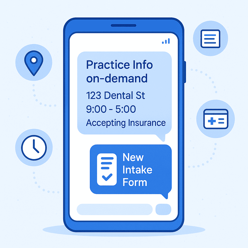 Business info on-demand illustration